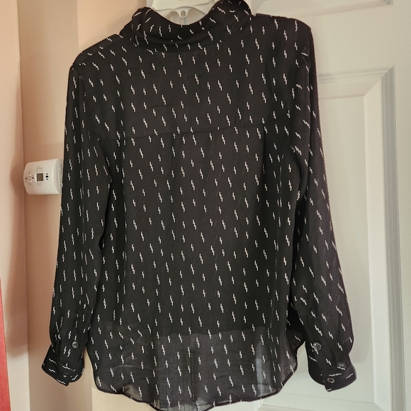 PHILOSOPHY BLACK/WHITE SHIRT SIZE S - Picture 3 of 3